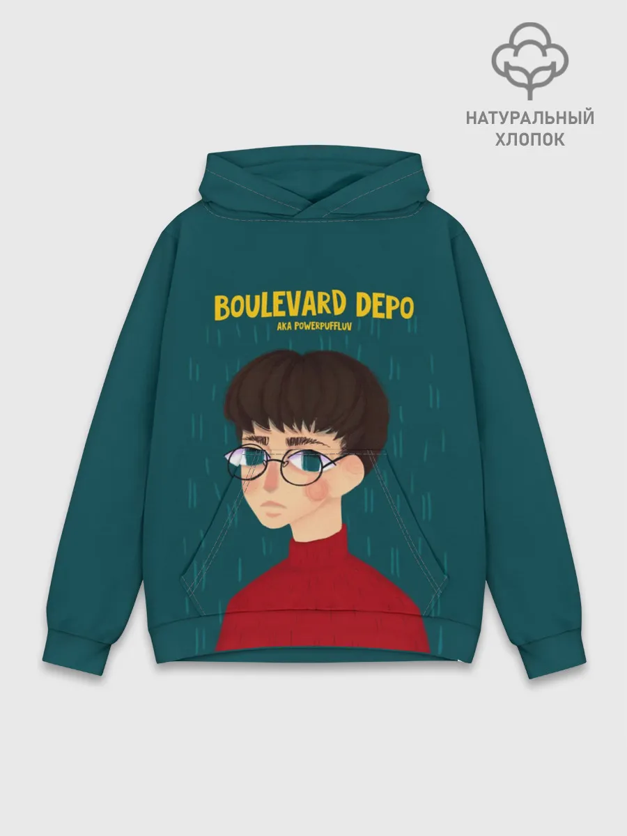 Худи мужской база хлопок / Boulevard Depo / Powerpuff Luv
