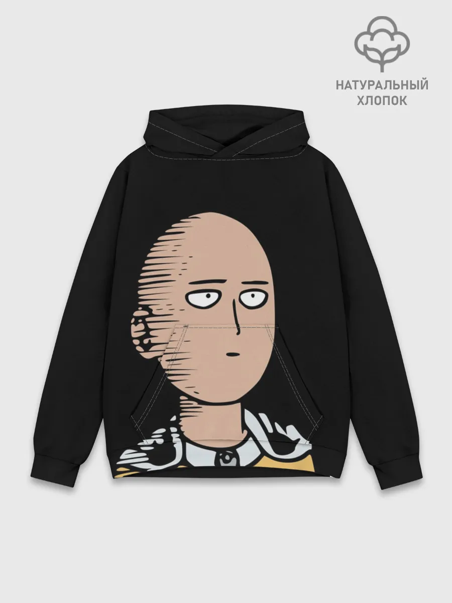 Худи мужской база хлопок / One-Punch Man Ванпачмен