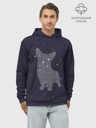 Худи мужской база хлопок / Корги