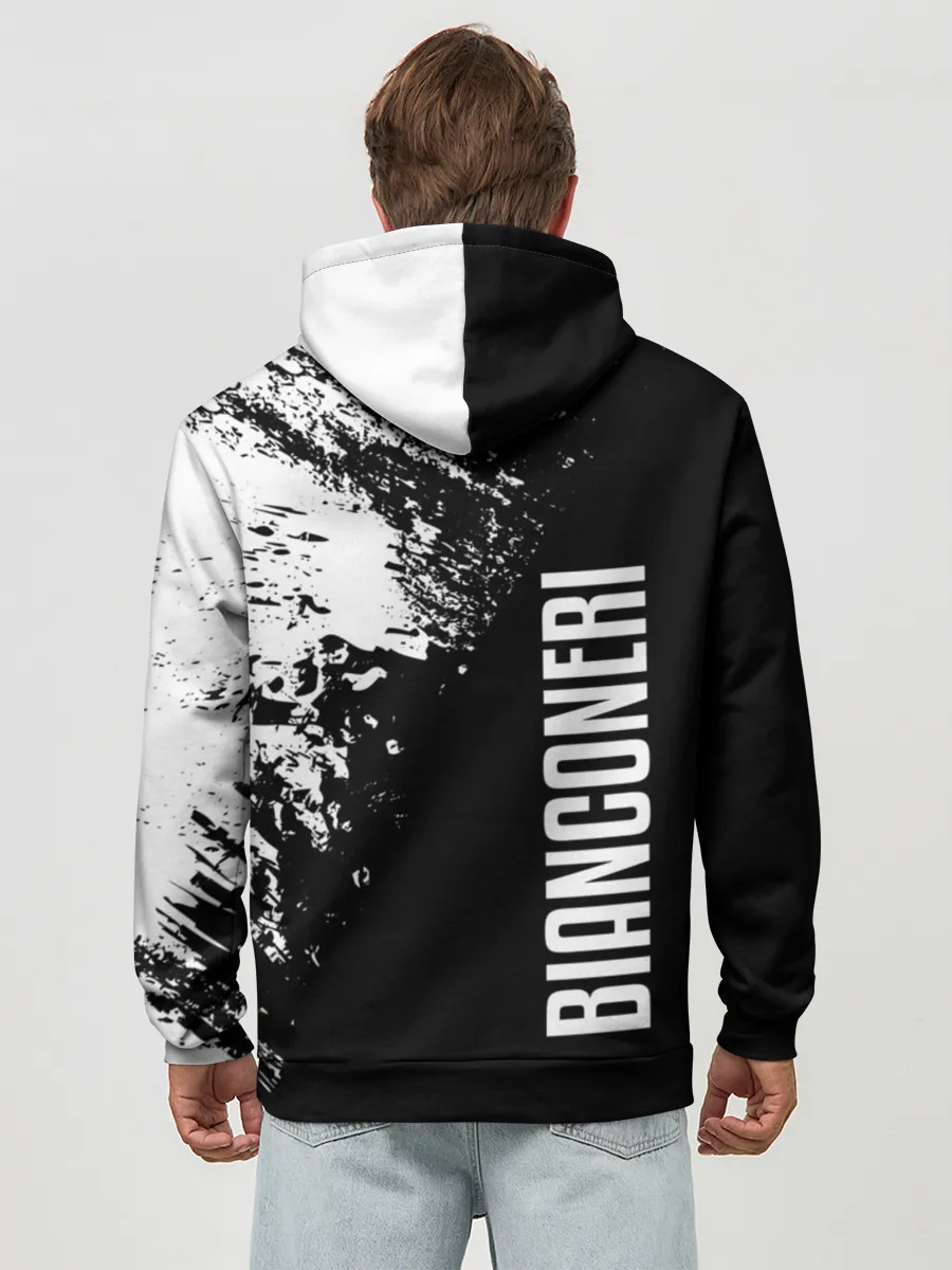 Худи мужской база хлопок / JUVENTUS BIANCONERI