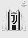 Худи мужской база хлопок / JUVENTUS BIANCONERI