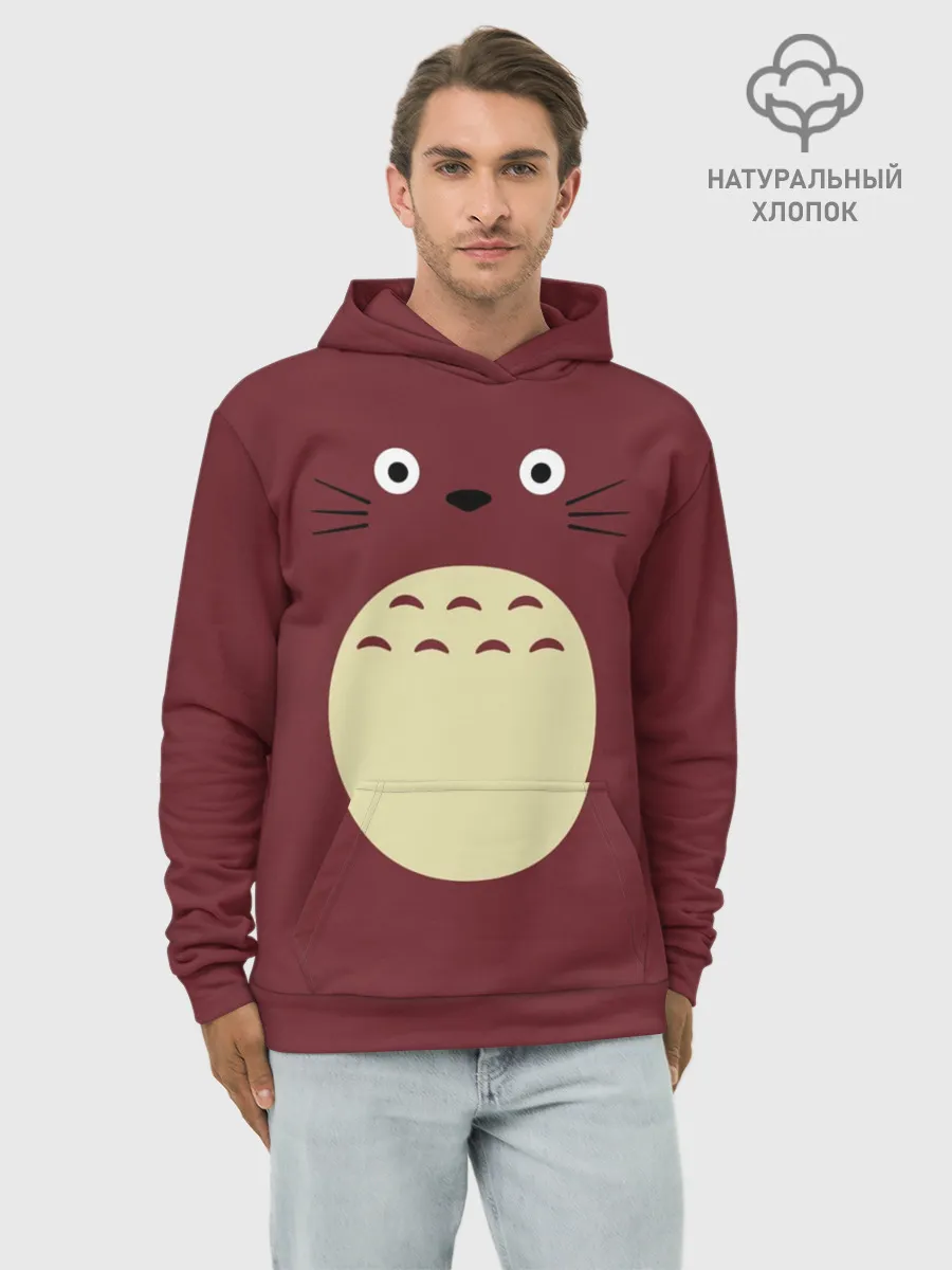 Худи мужской база хлопок / Я - Тоторо