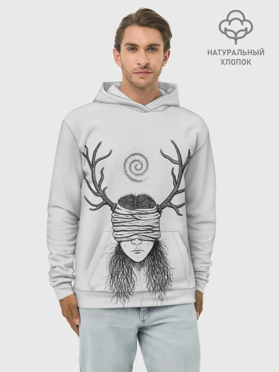 Худи мужской база хлопок / True Detective