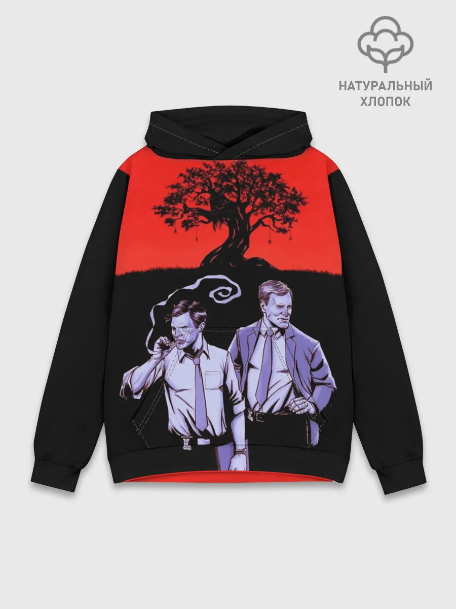 Худи мужской база хлопок / True Detective