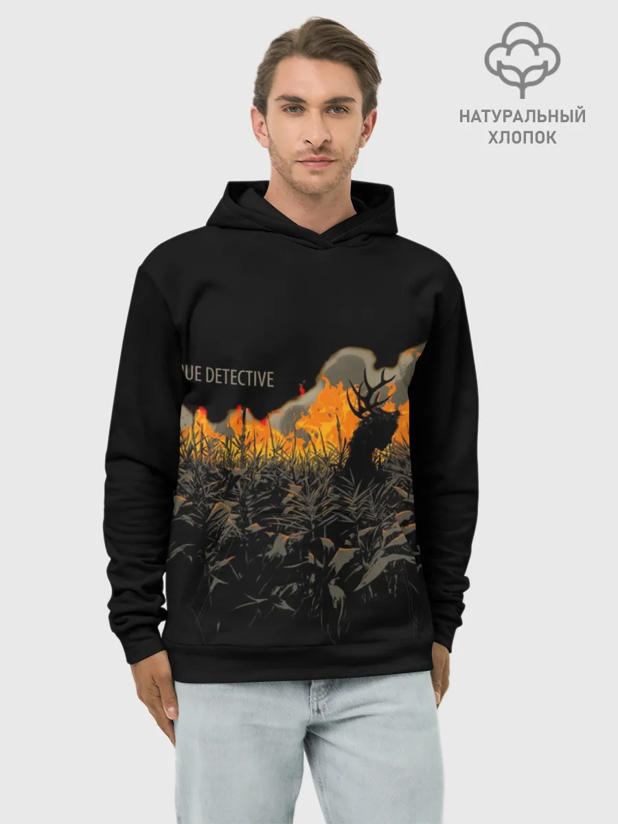Худи мужской база хлопок / True Detective