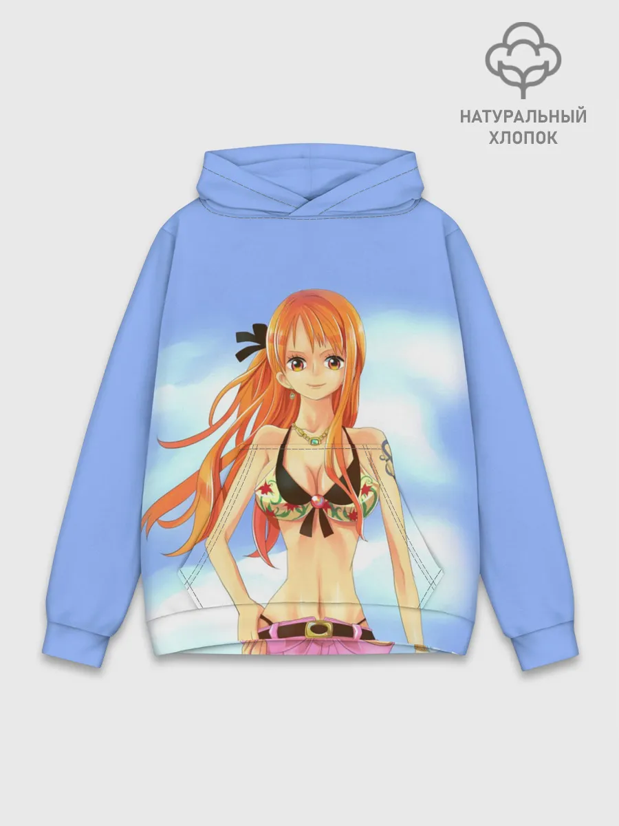 Худи мужской база хлопок / Рыжая Нами