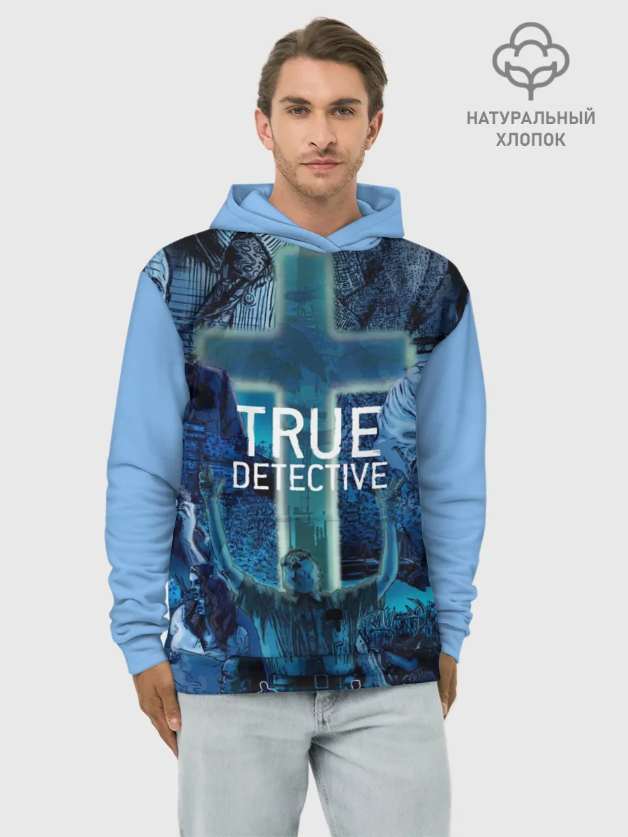 Худи мужской база хлопок / TRUE DETECTIVE