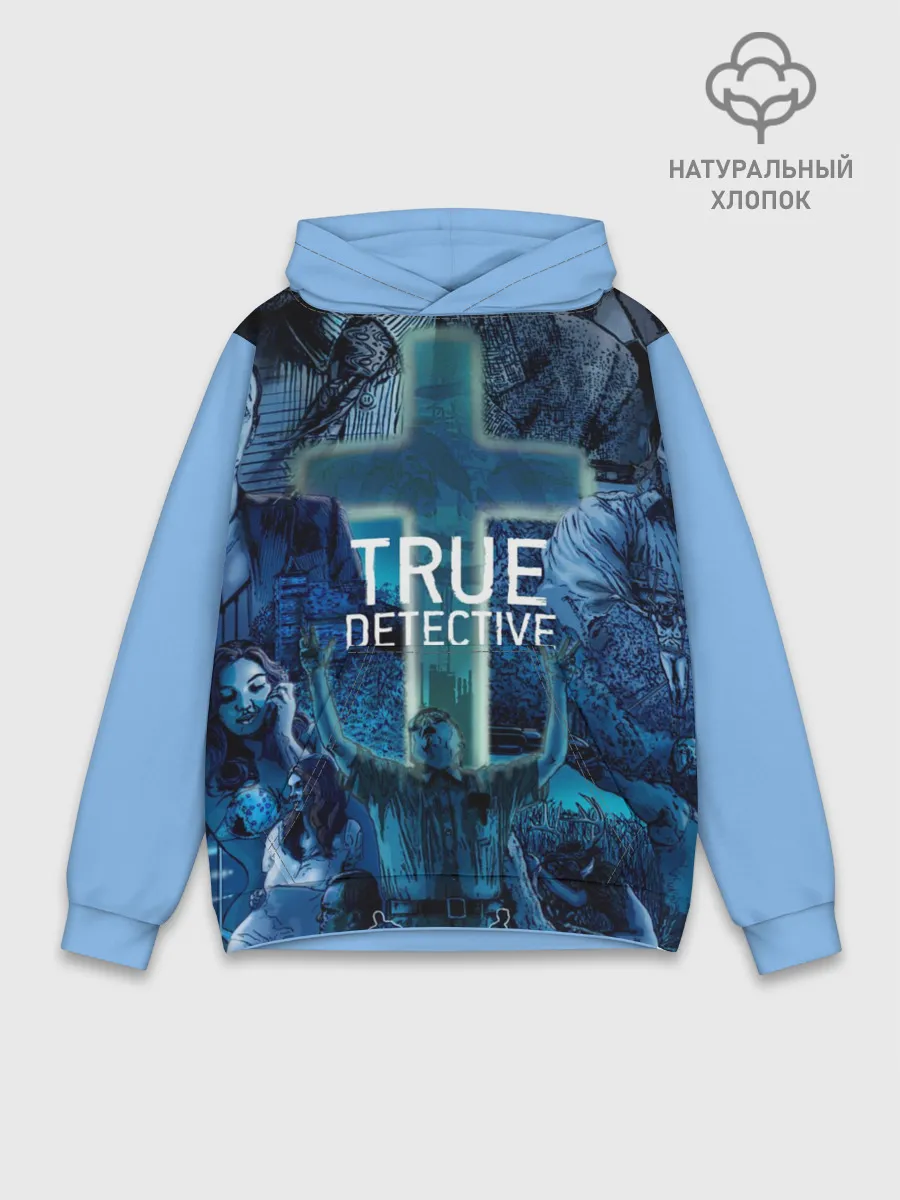 Худи мужской база хлопок / TRUE DETECTIVE