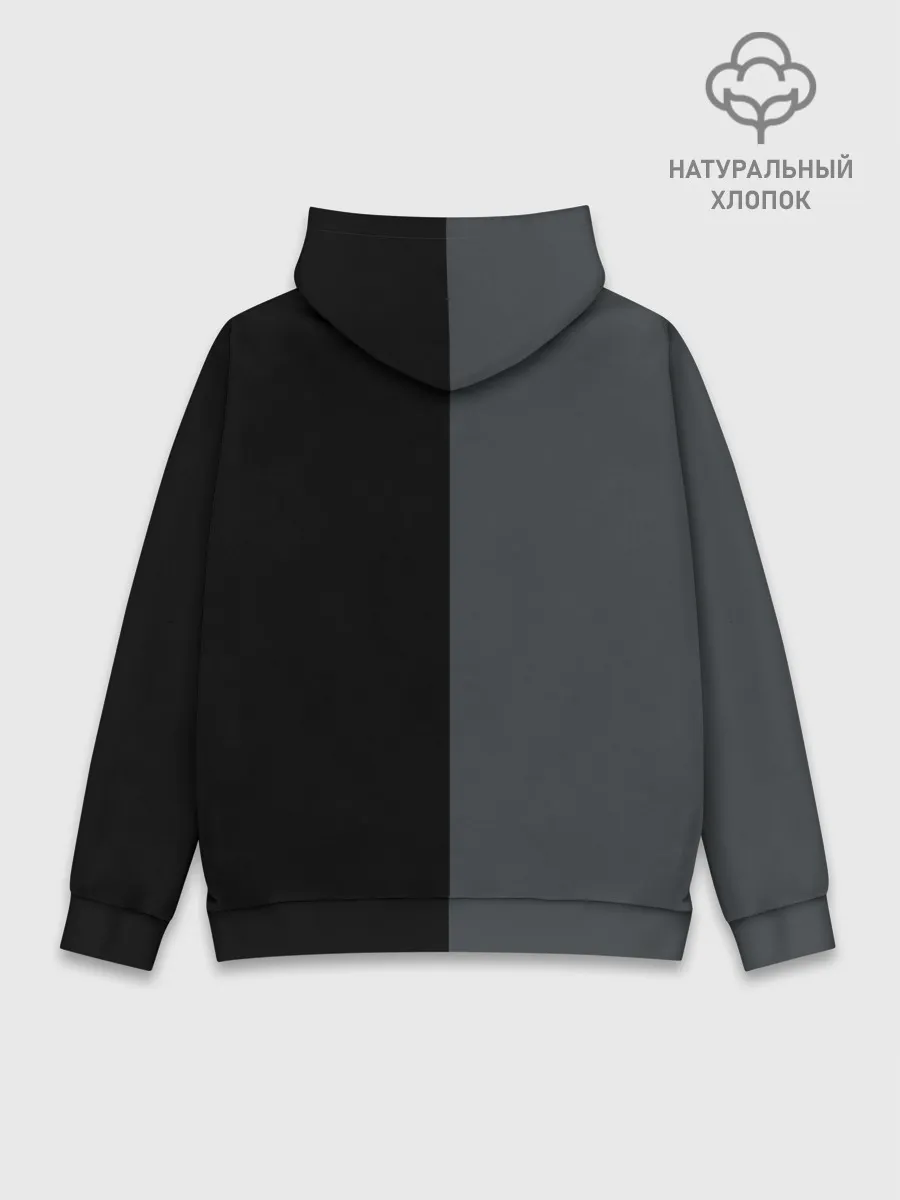 Худи мужской база хлопок / KUROKUMA x MONOKUMA