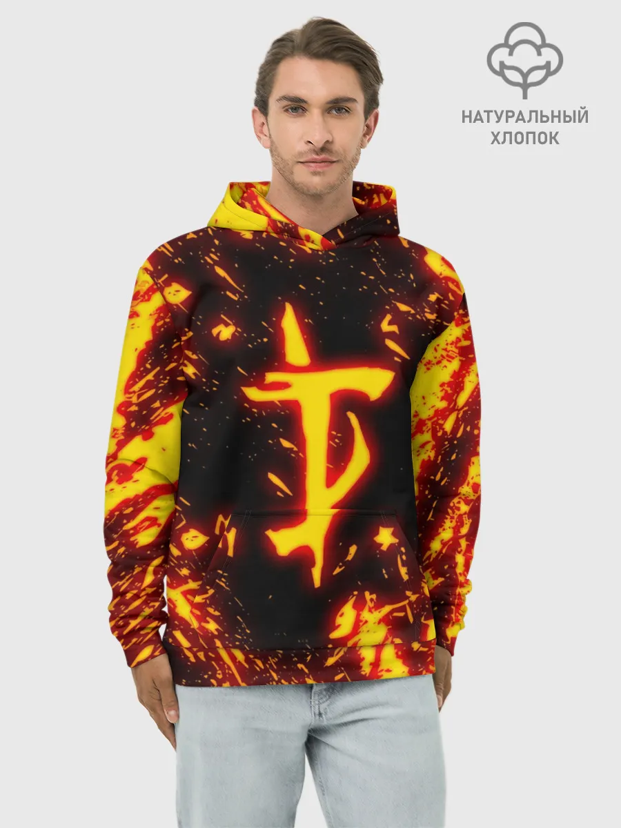 Худи мужской база хлопок / DOOM THE CRUCIBLE | ДУМ