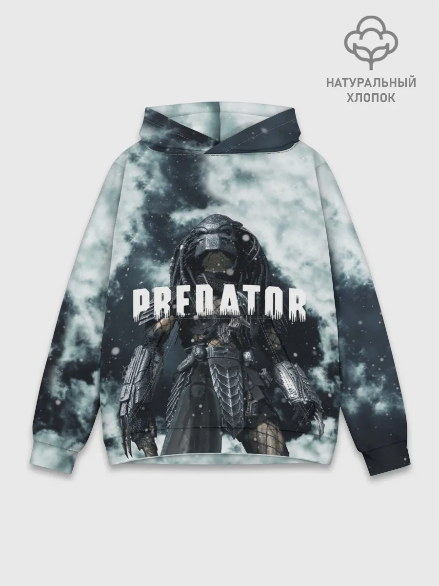 Худи мужской база хлопок / Фильм /Хищник/