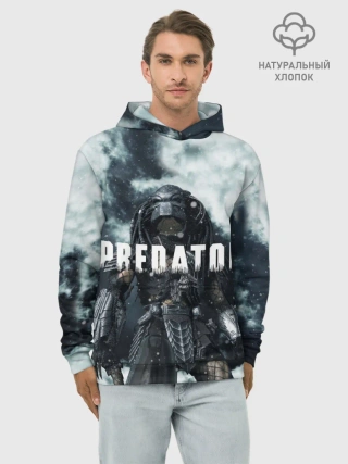 Худи мужской база хлопок / Фильм /Хищник/