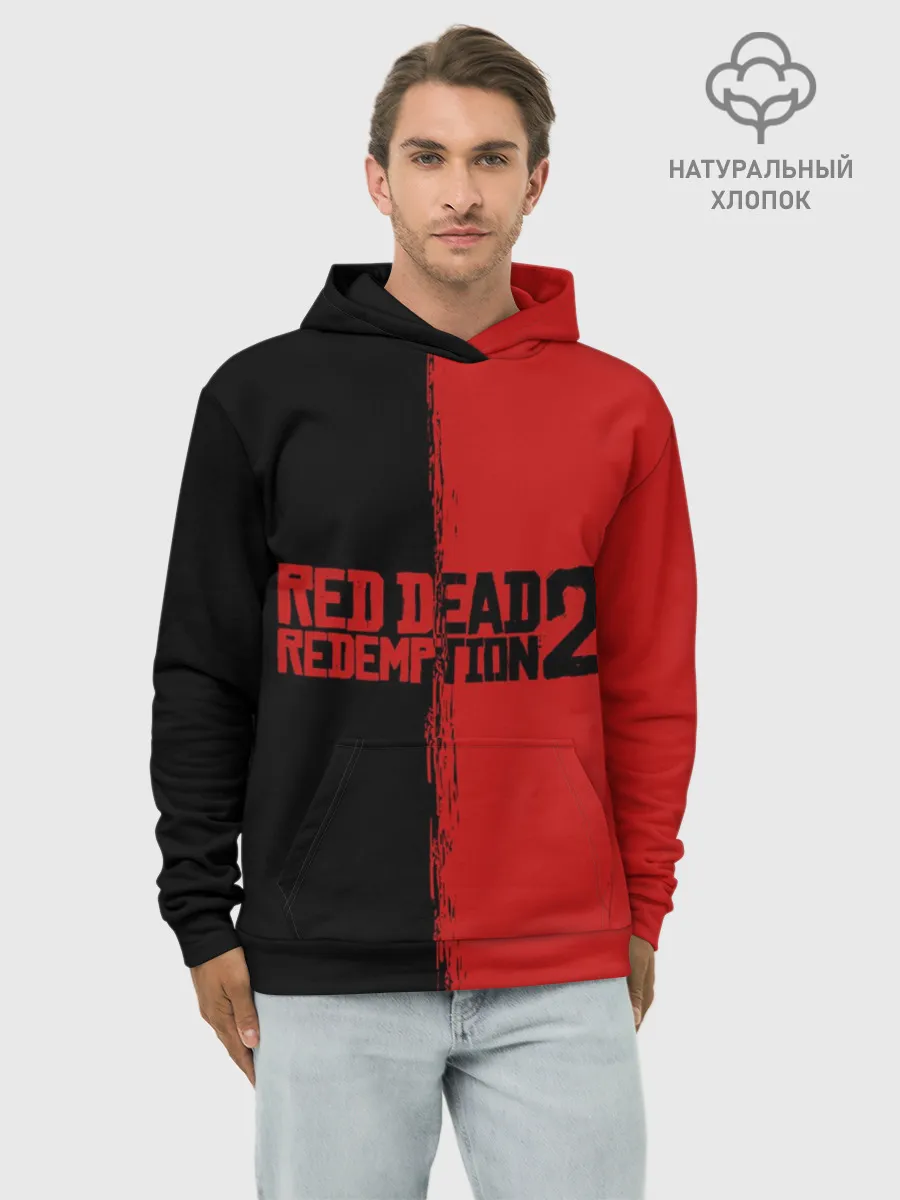 Худи мужской база хлопок / RED DEAD REDEMPTION 2 | RDR2