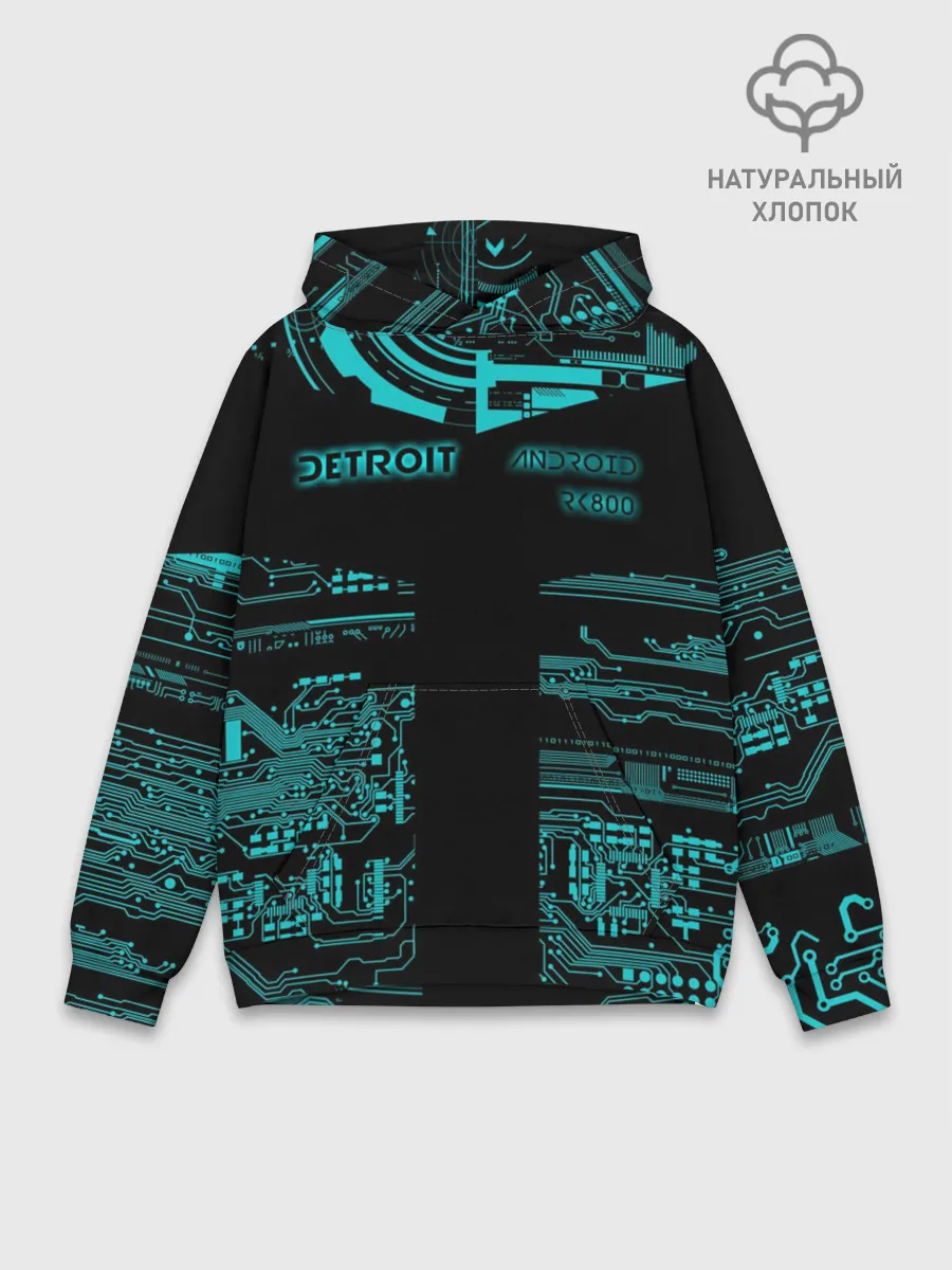 Худи мужской база хлопок / Detroit become human