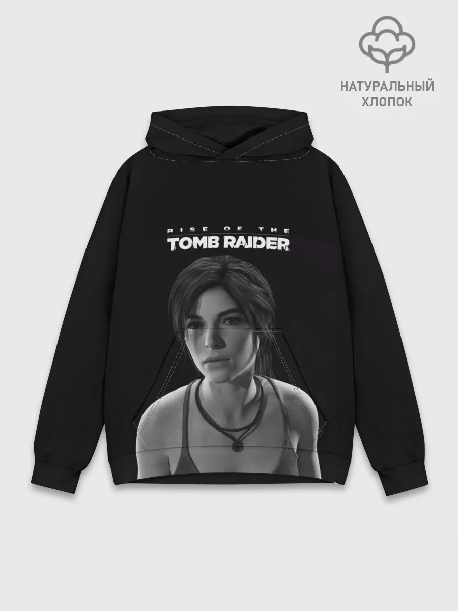 Худи мужской база хлопок / Rise if The Tomb Raider