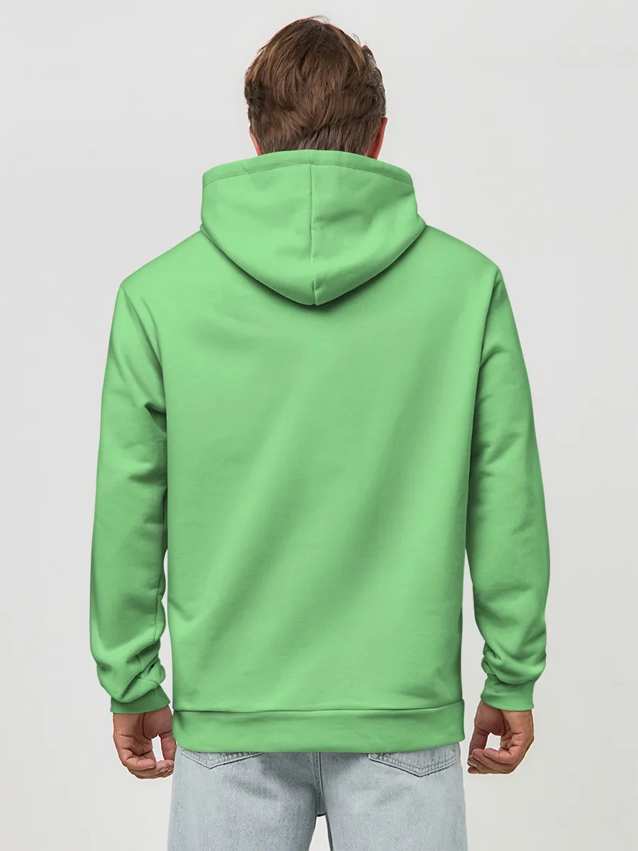 Худи мужской база хлопок / Тоторо под листочком