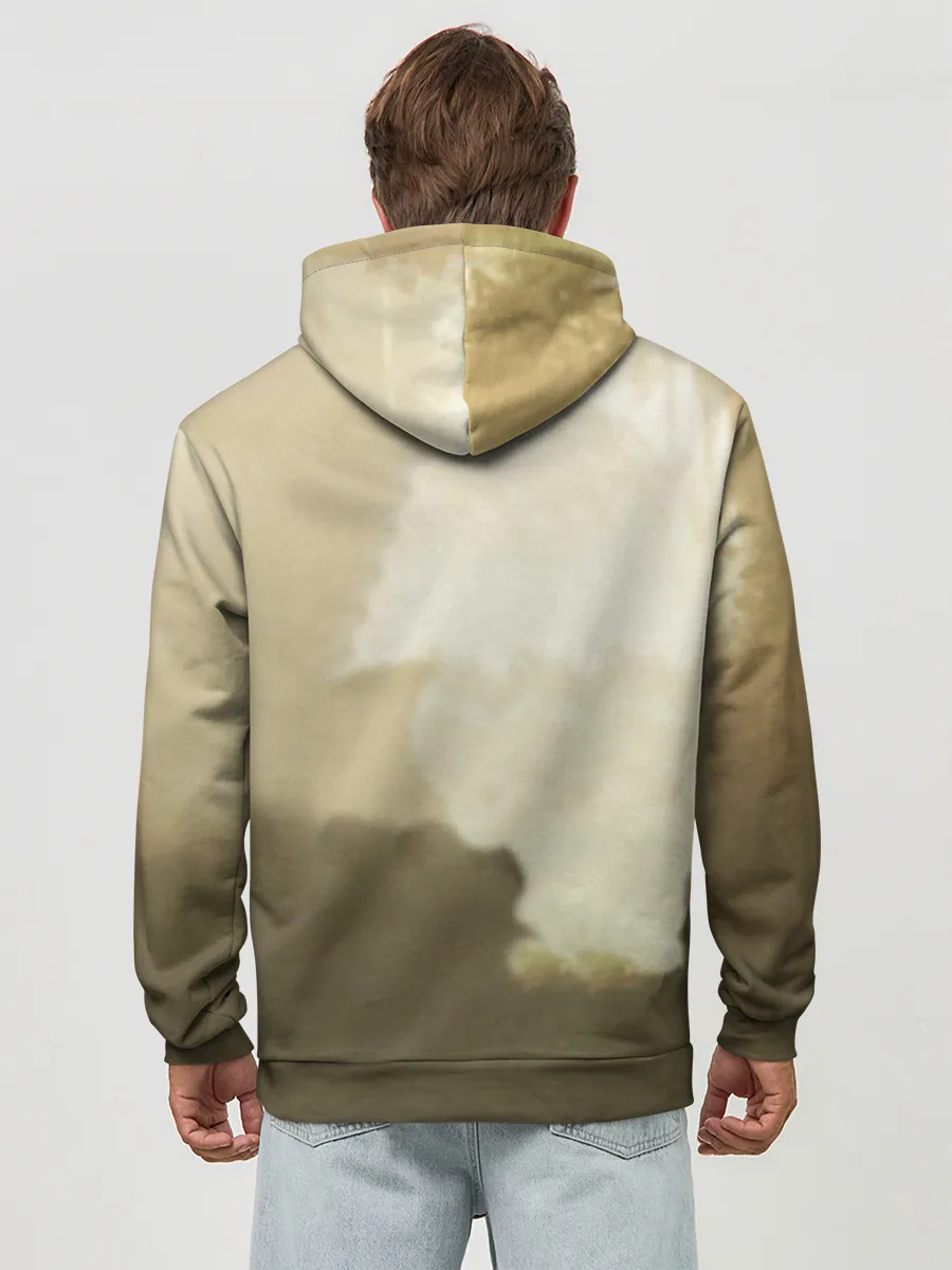 Худи мужской база хлопок / Хищник