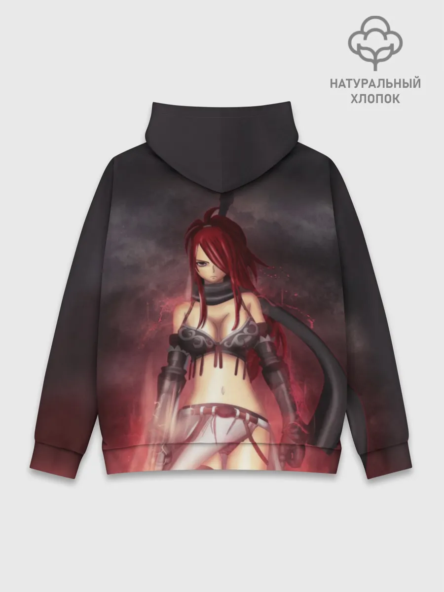 Худи мужской база хлопок / Алая Эльза