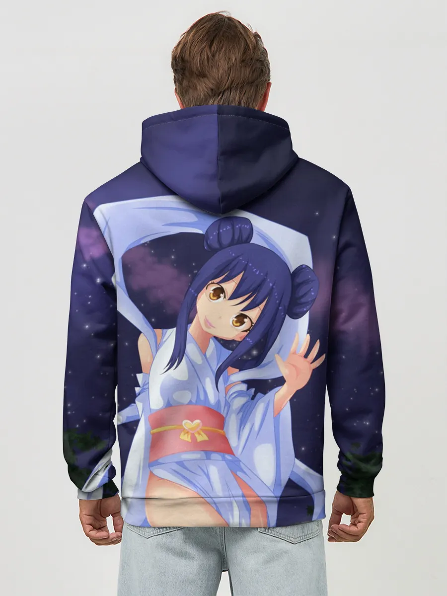 Худи мужской база хлопок / Fairy Tail Wendy