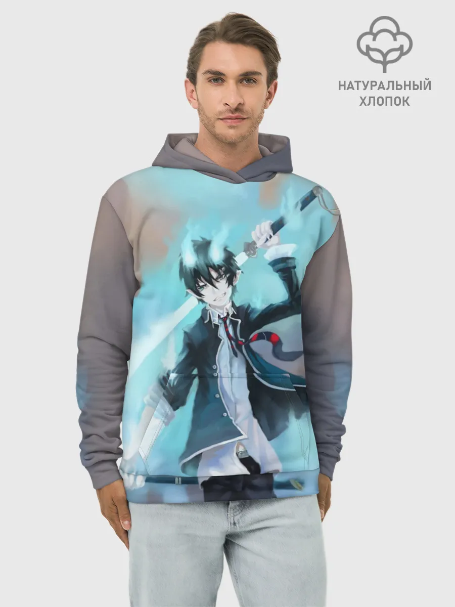 Худи мужской база хлопок / Rin Okumura