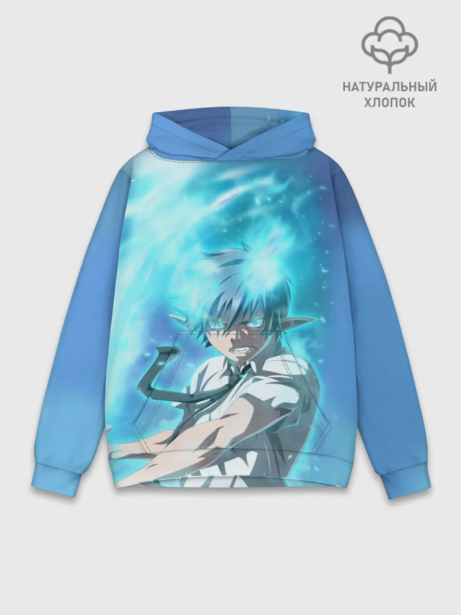 Худи мужской база хлопок / Рин Окумура