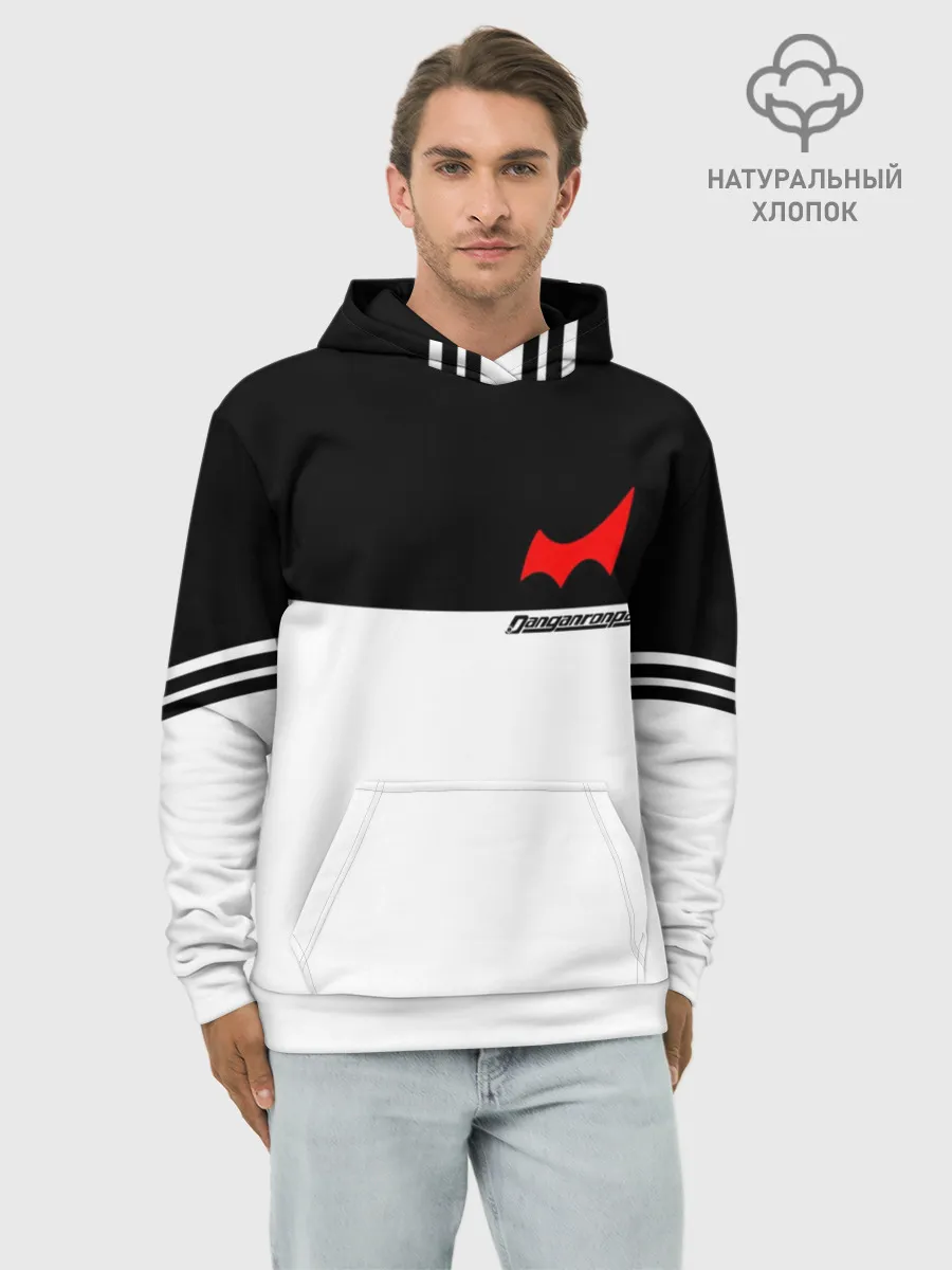 Худи мужской база хлопок / MONOKUMA SCHOOL ФОРМА