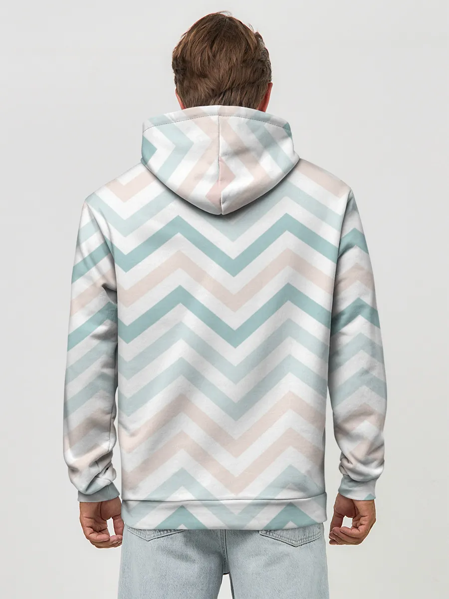 Худи мужской база хлопок / Никогда не переставай мечтать