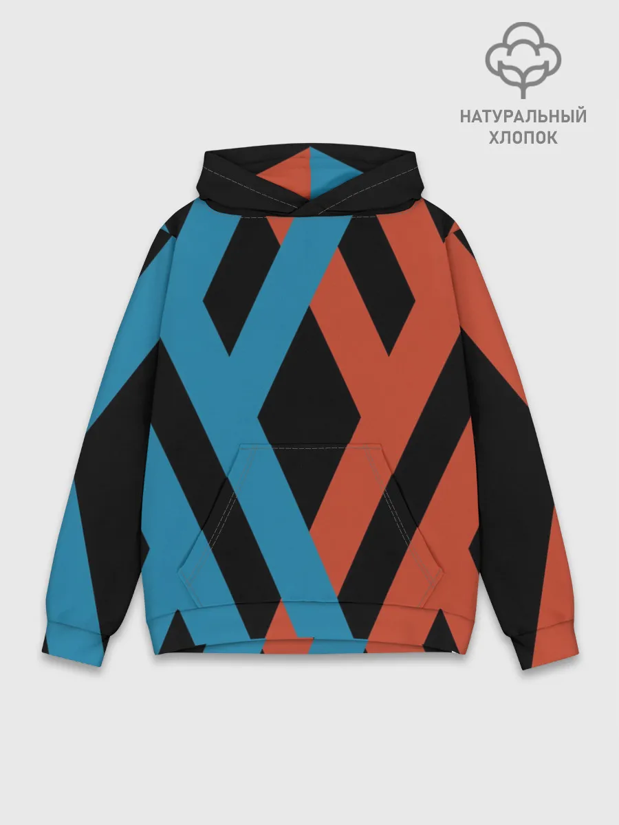 Худи мужской база хлопок / two XX on black