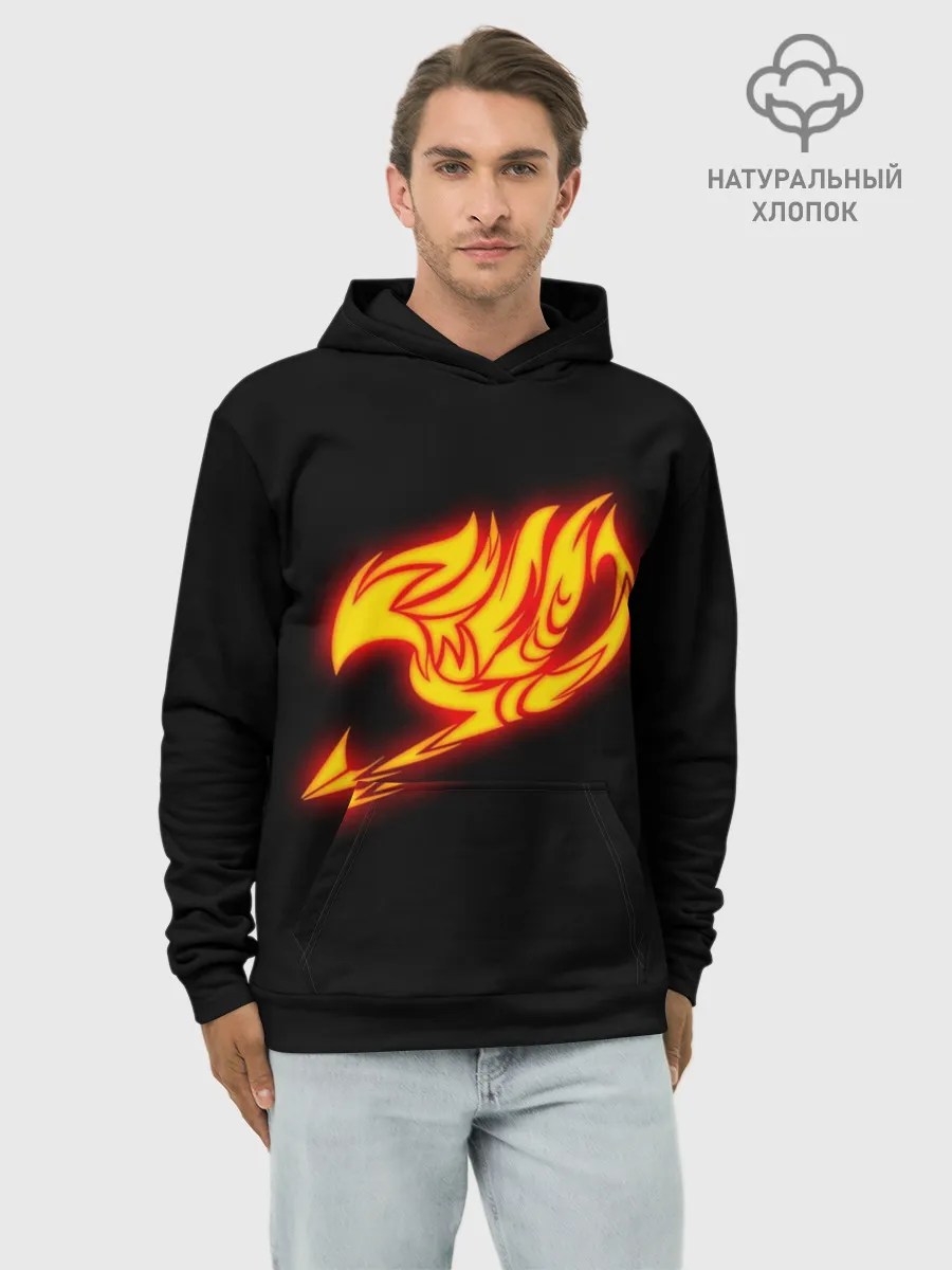 Худи мужской база хлопок / FAIRY TAILS NATSU DRAGNEEL