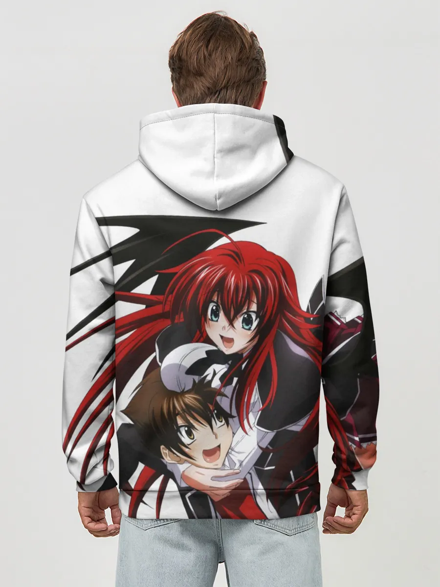 Худи мужской база хлопок / Иссей и Риас