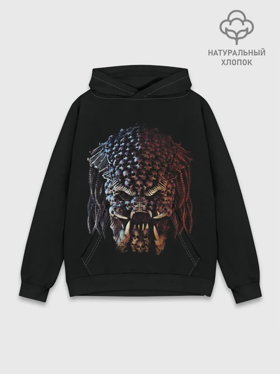 Худи мужской база хлопок / PREDATOR