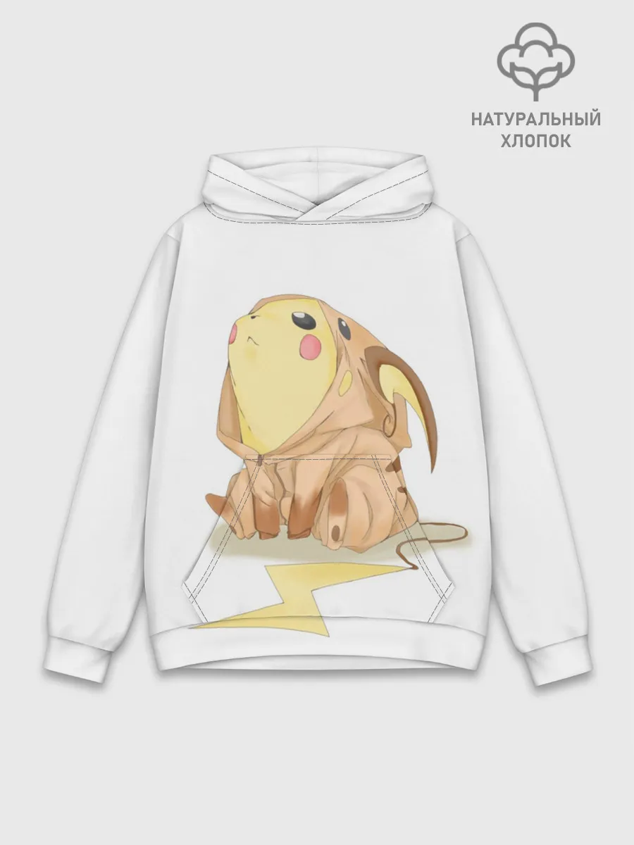 Худи мужской база хлопок / Милые покемоны
