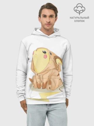 Худи мужской база хлопок / Милые покемоны