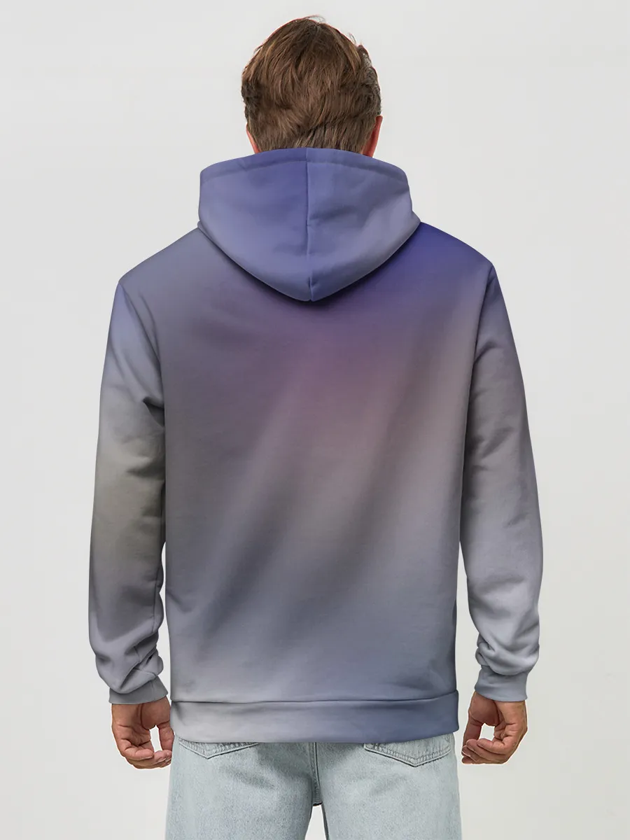 Худи мужской база хлопок / Нацу