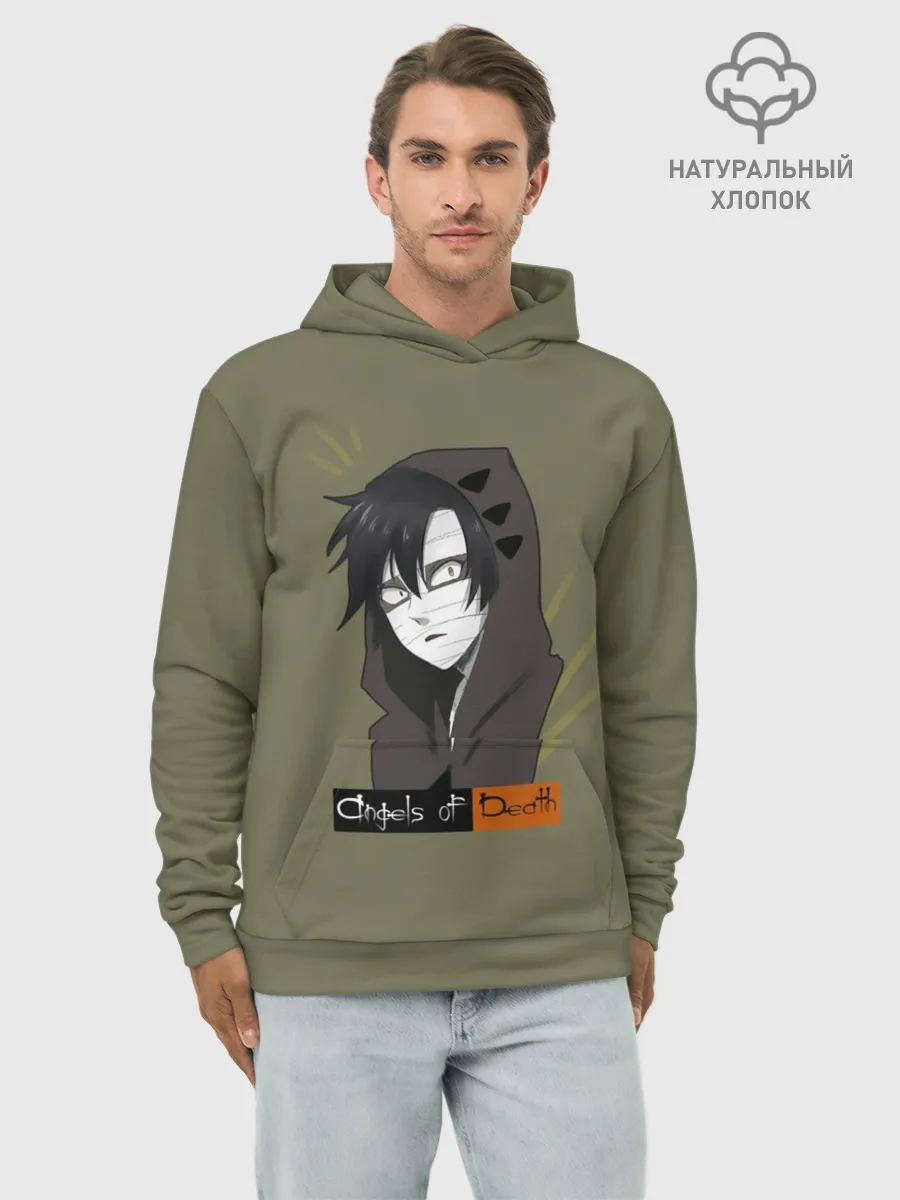 Худи мужской база хлопок / Зак ангел