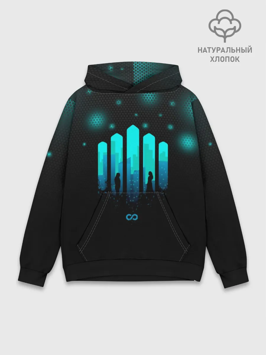Худи мужской база хлопок / The 100