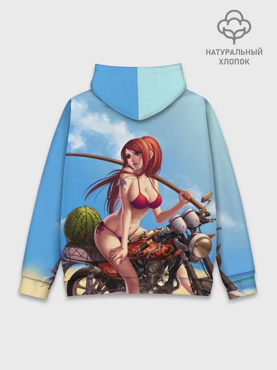 Худи мужской база хлопок / Манга Хвост Феи