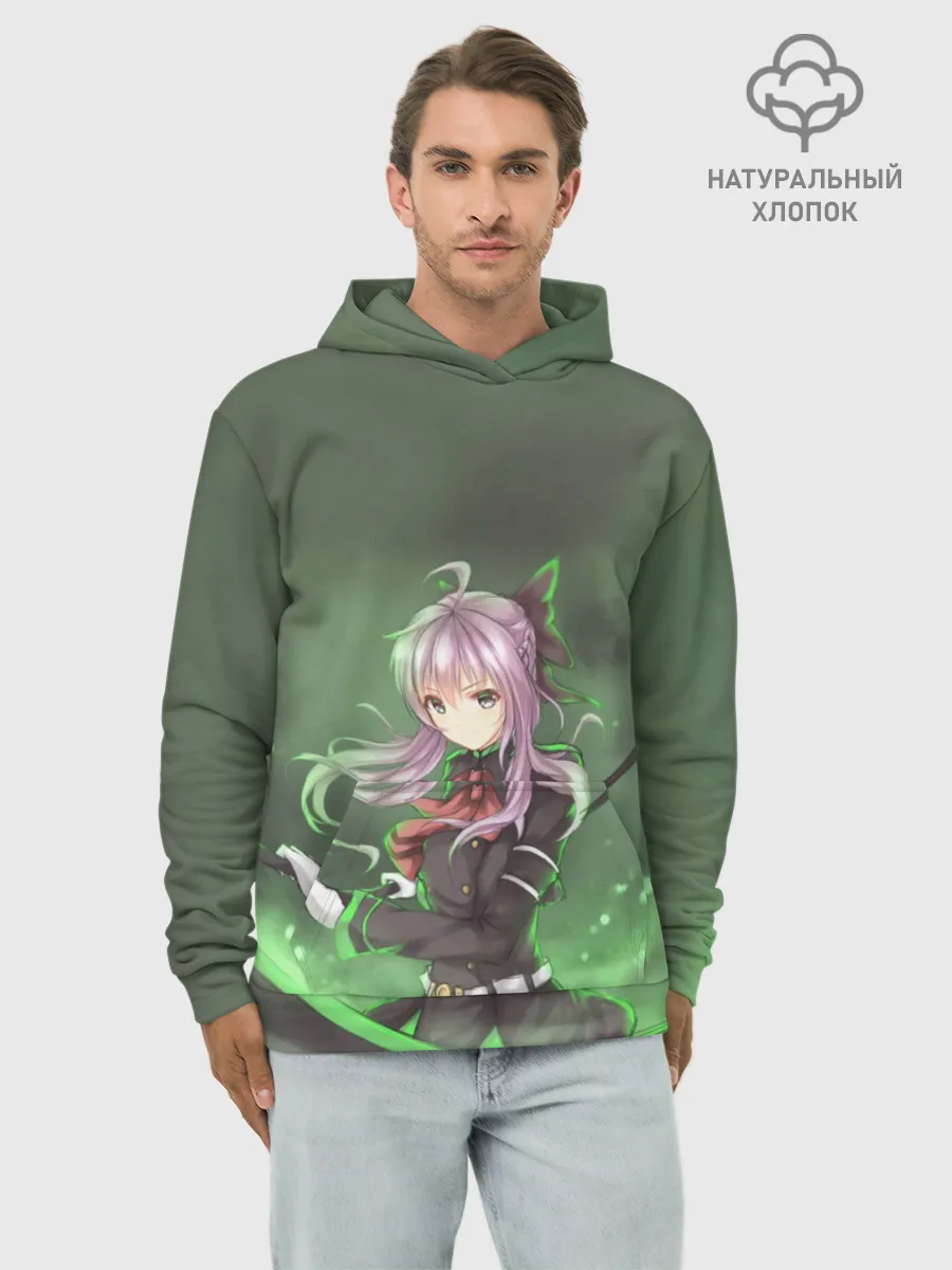Худи мужской база хлопок / Шиноа Хиираги