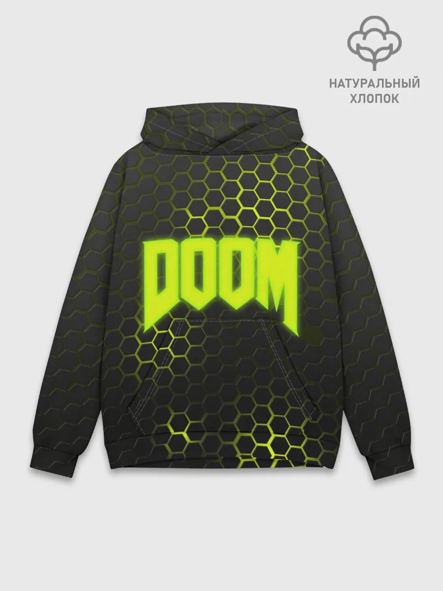 Худи мужской база хлопок / DOOM