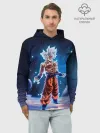 Худи мужской база хлопок / Goku on a planet