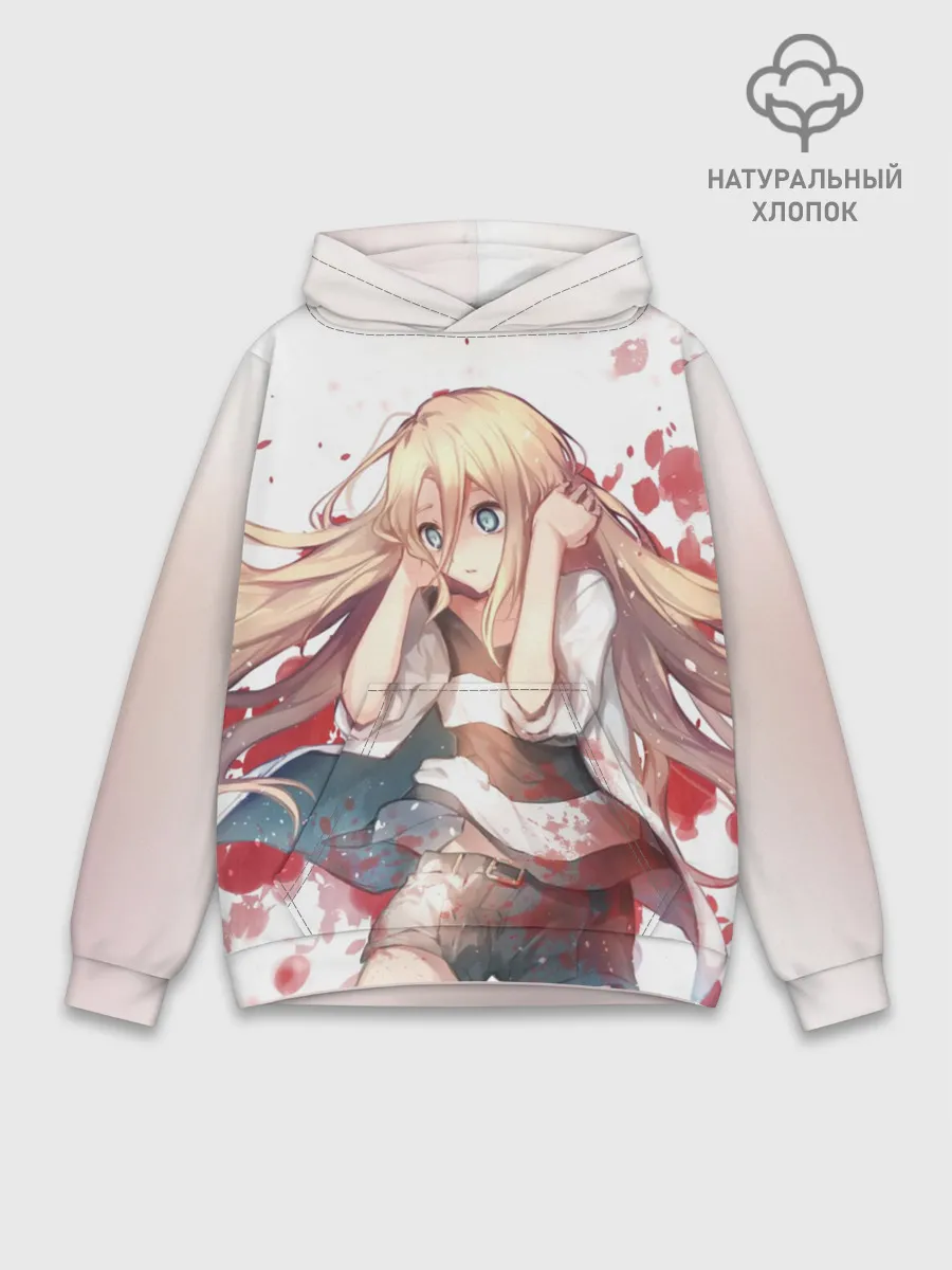 Худи мужской база хлопок / ANGELS OF DEATH. Rachel Gardner