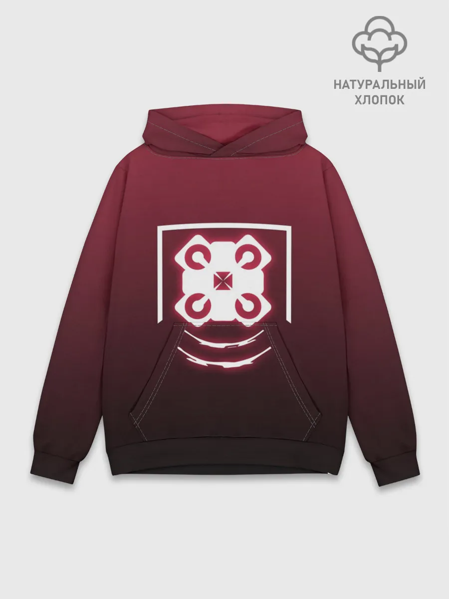 Худи мужской база хлопок / R6S ECHO