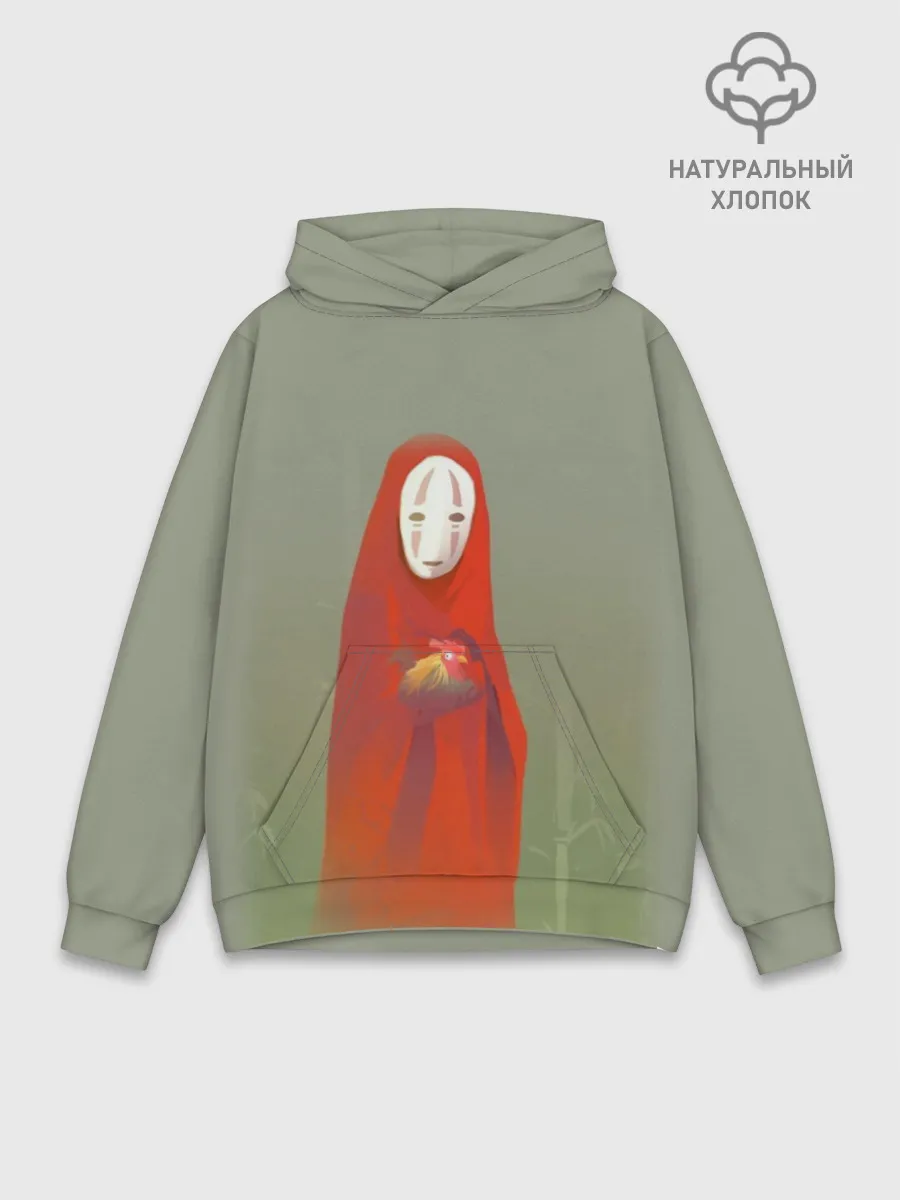 Худи мужской база хлопок / Каонаси с петухом