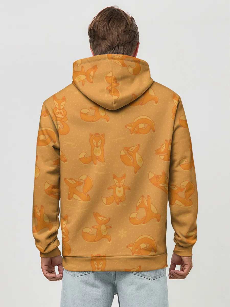 Худи мужской база хлопок / Fox