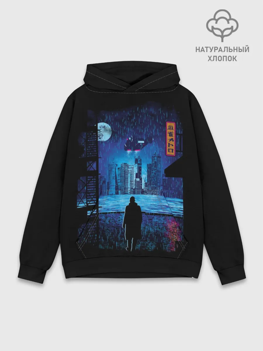 Худи мужской база хлопок / Бегущий по лезвию 2049