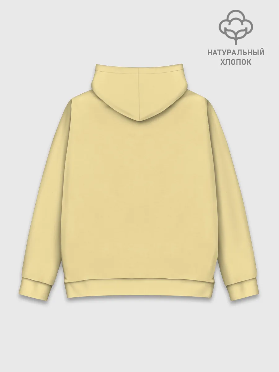 Худи мужской база хлопок / Сова и кофе