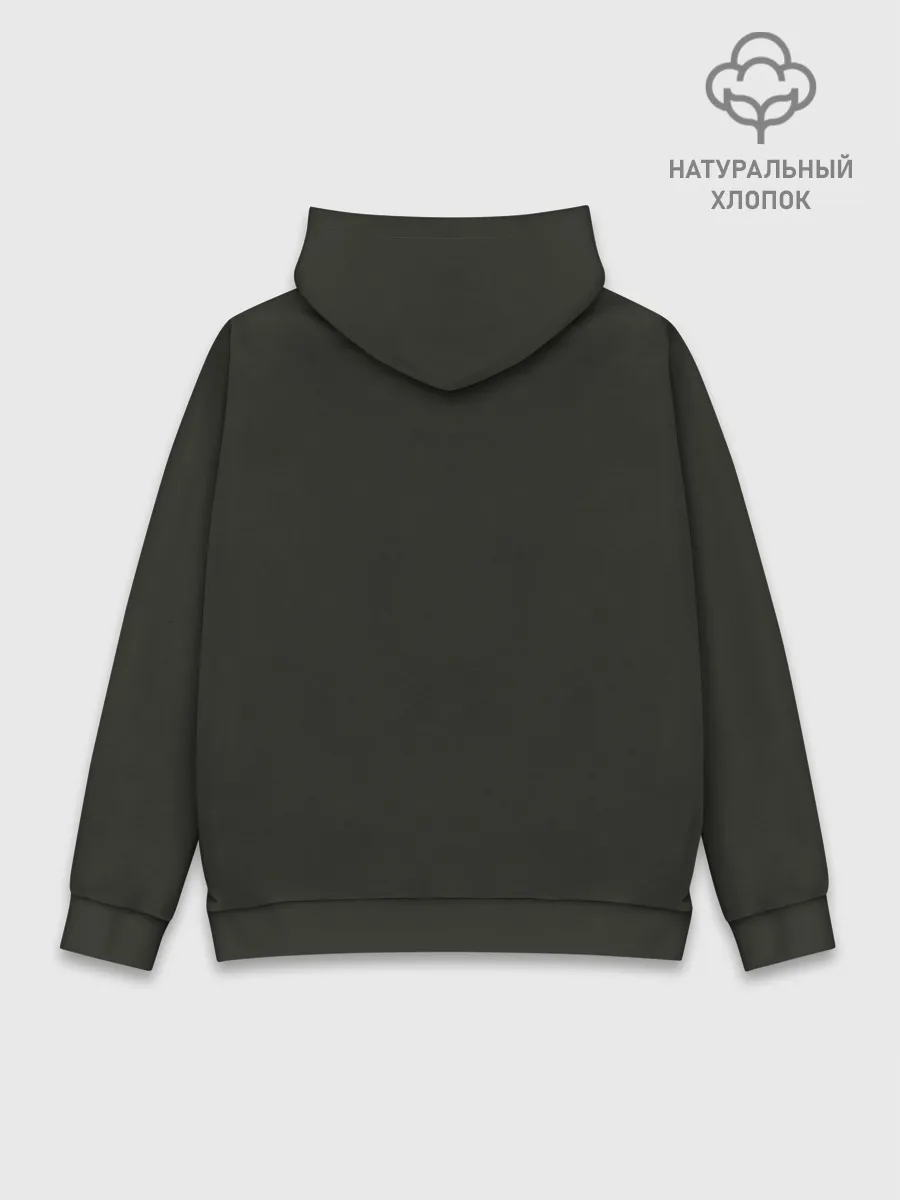 Худи мужской база хлопок / Black coffee