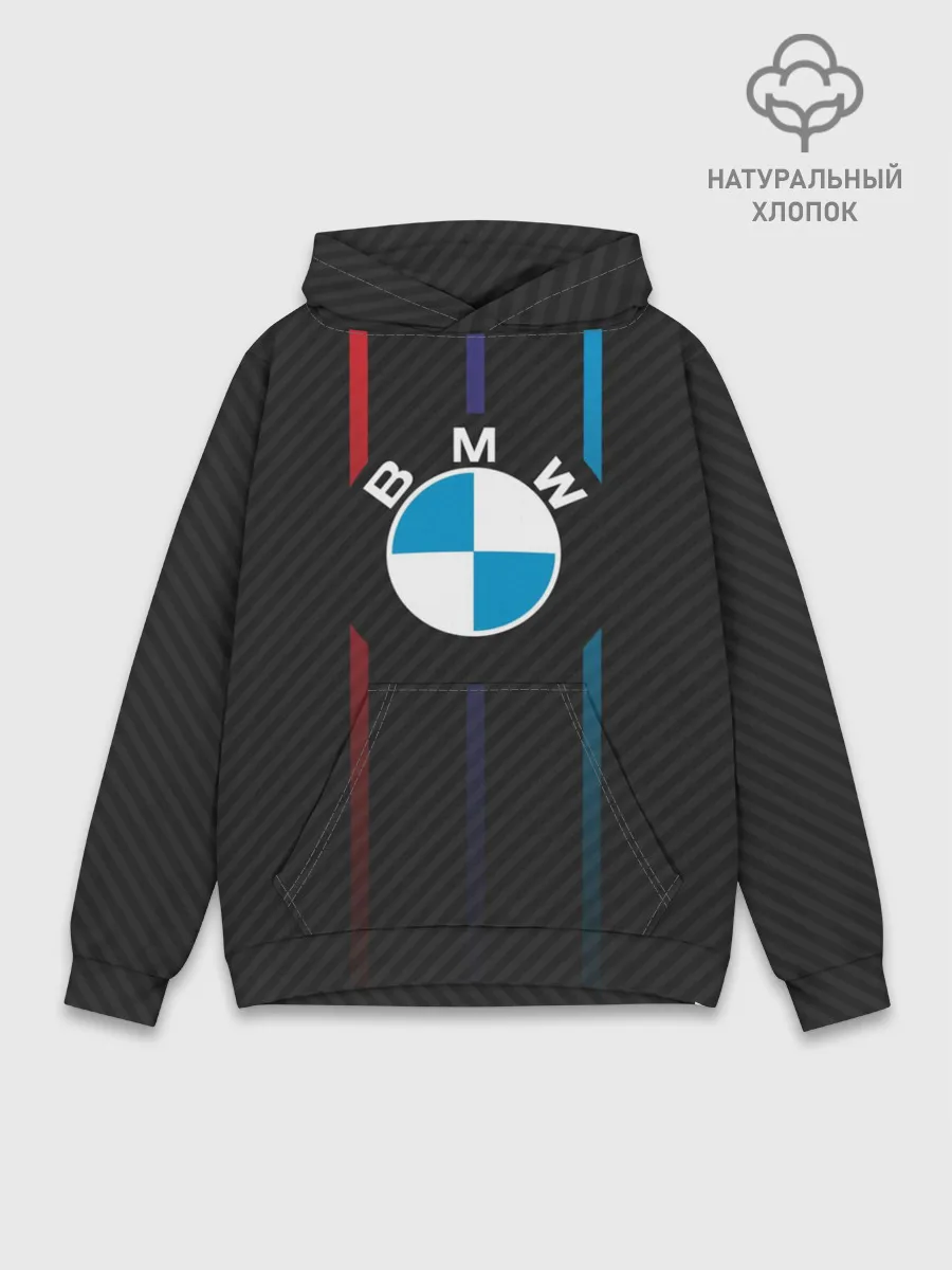 Худи мужской база хлопок / BMW.