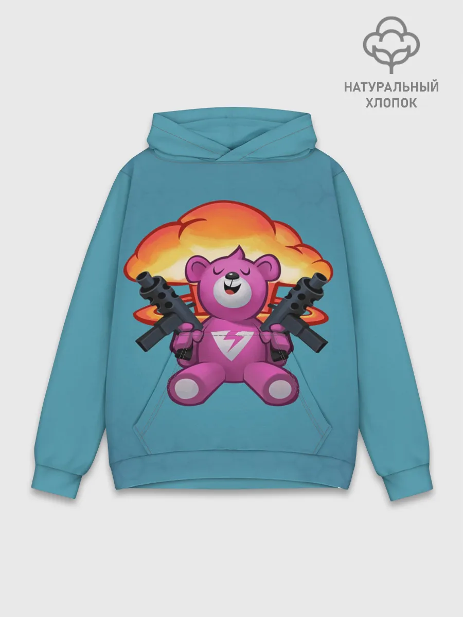Худи мужской база хлопок / Fortnite Bear