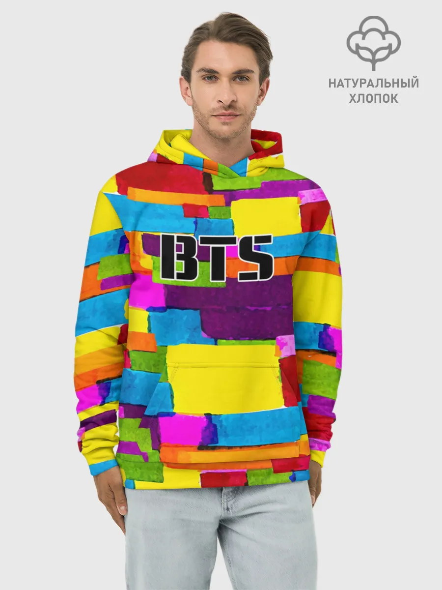 Худи мужской база хлопок / BTS